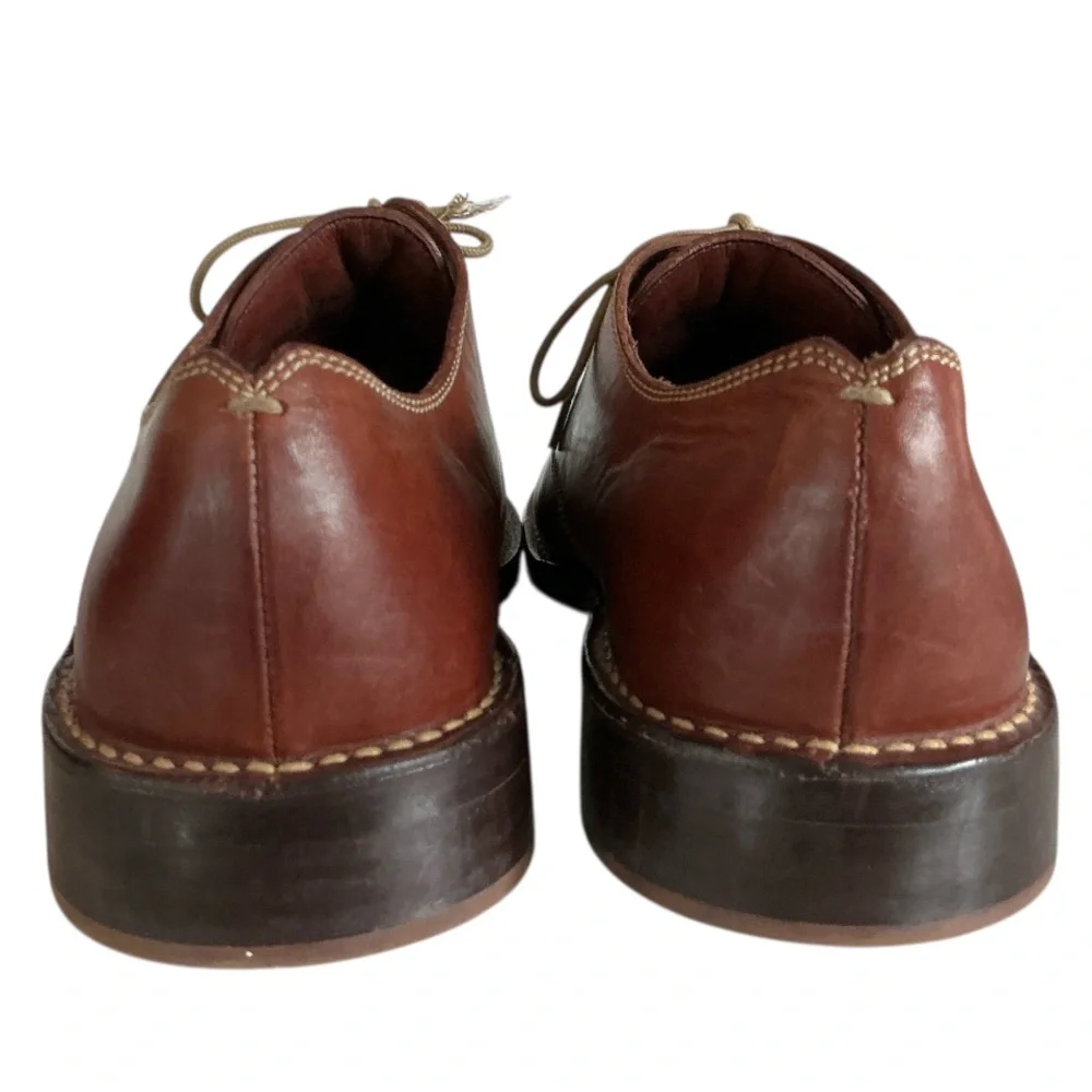 Cole Haan Country II Brown Leather Oxford Shoes Size 10 Business Casual Preppy